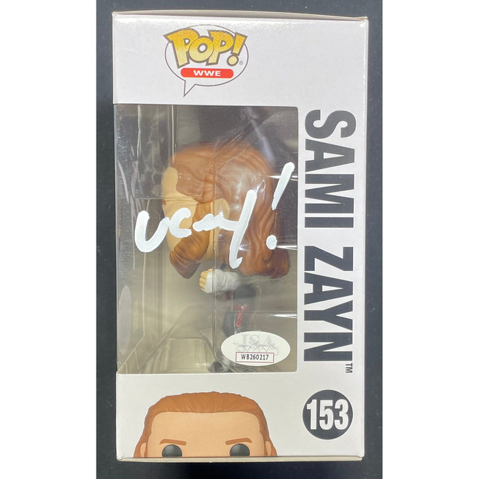 Sami Zayn #153 Funko POP [ WHITE ] - JSA Autograph