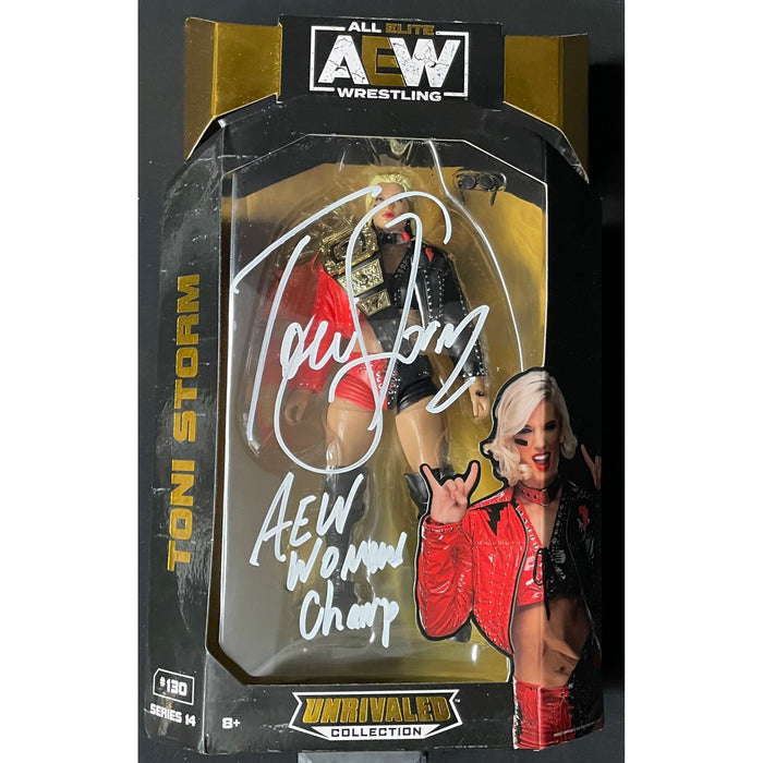 Toni Storm AEW Unrivaled Figure - JSA Autographed