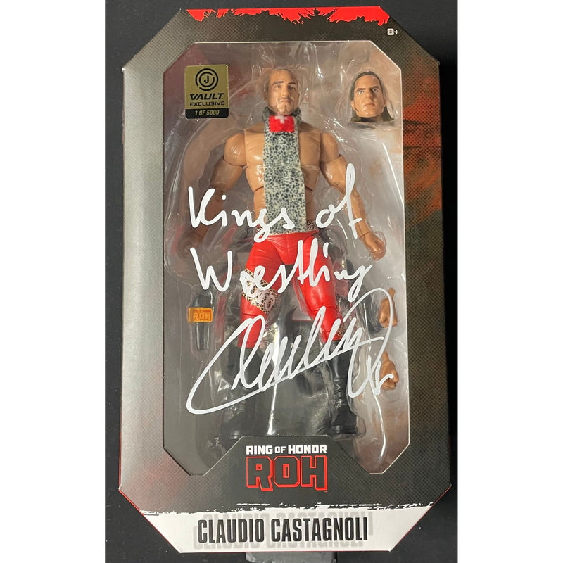 Claudio Castagnoli Ring Of Honor Figure - JSA Autograph