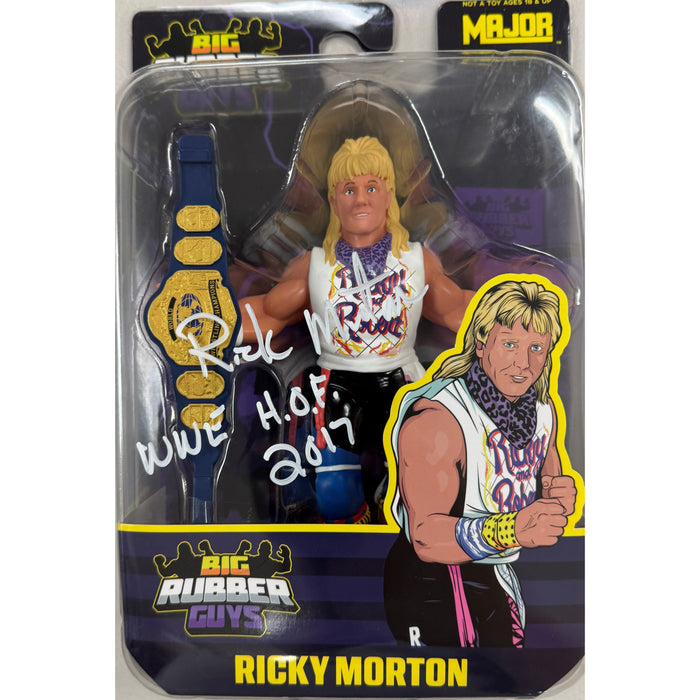 Ricky Morton Big Rubber Guy Figure - AUTOGRAPHED