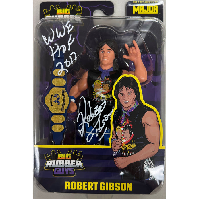 Robert Gibson Big Rubber Guy Figure - AUTOGRAPHED