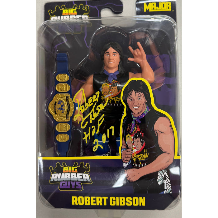 Robert Gibson Big Rubber Guy Figure - AUTOGRAPHED