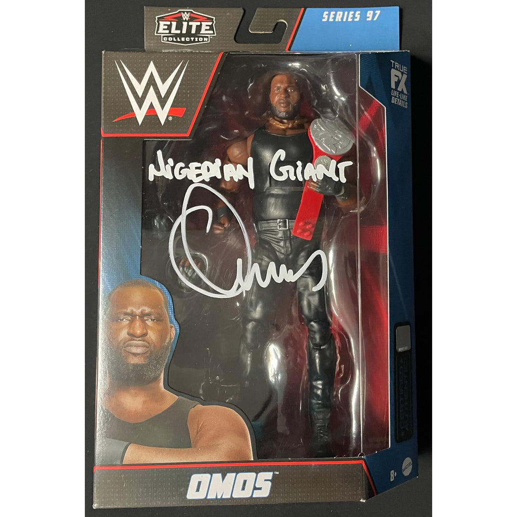 Omos WWE Elite S-97 Figure - JSA Autographed — Highspots.com
