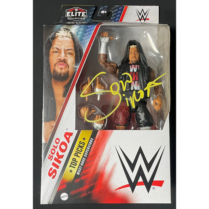 Solo SIkoa WWE Elite Top Picks Figure - JSA Autographed