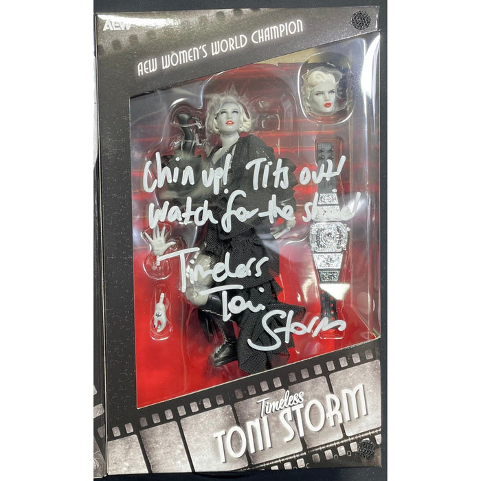 Timeless Toni Storm RSC Exclusive AEW Figure - JSA Autographed