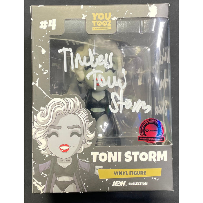 Timeless Toni Storm Black & White You Tooz Figure - JSA Autographed