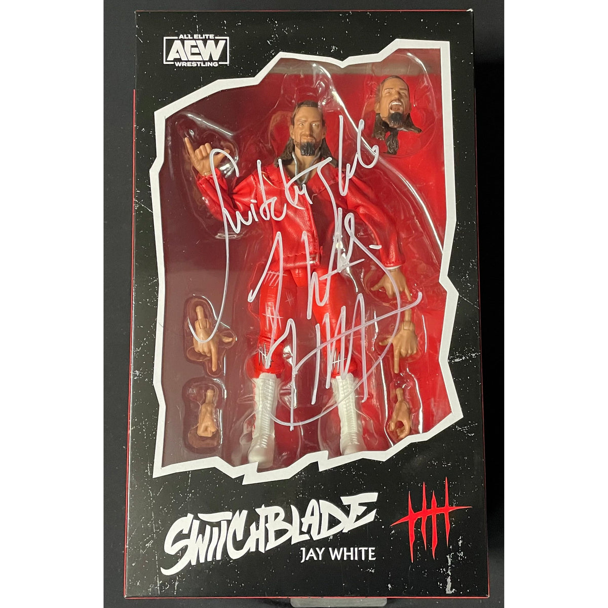 Jay White RSC Exclusive Figure - JSA Autographed — Highspots.com