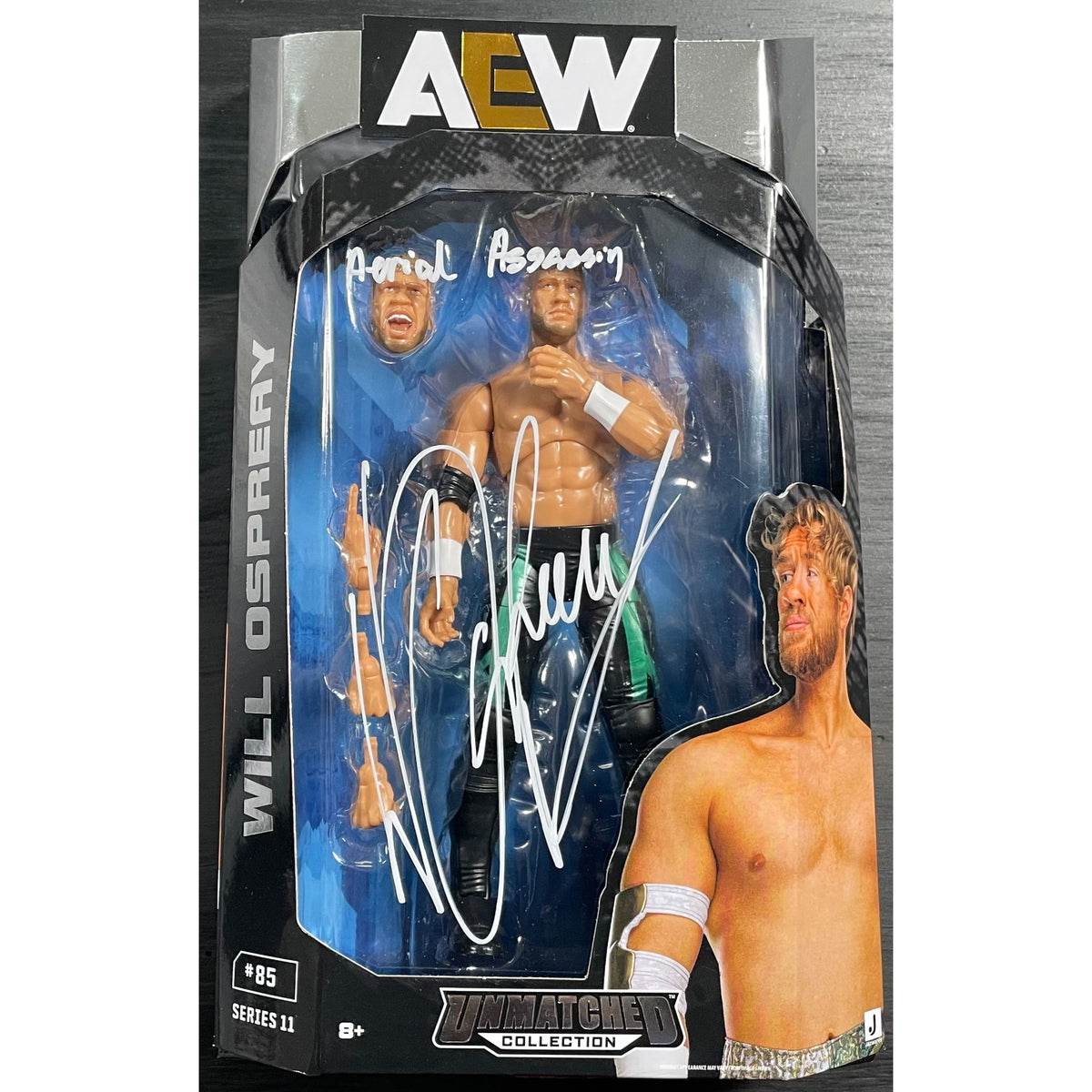 Will Ospreay AEW Unmatched Figure - JSA Autographed