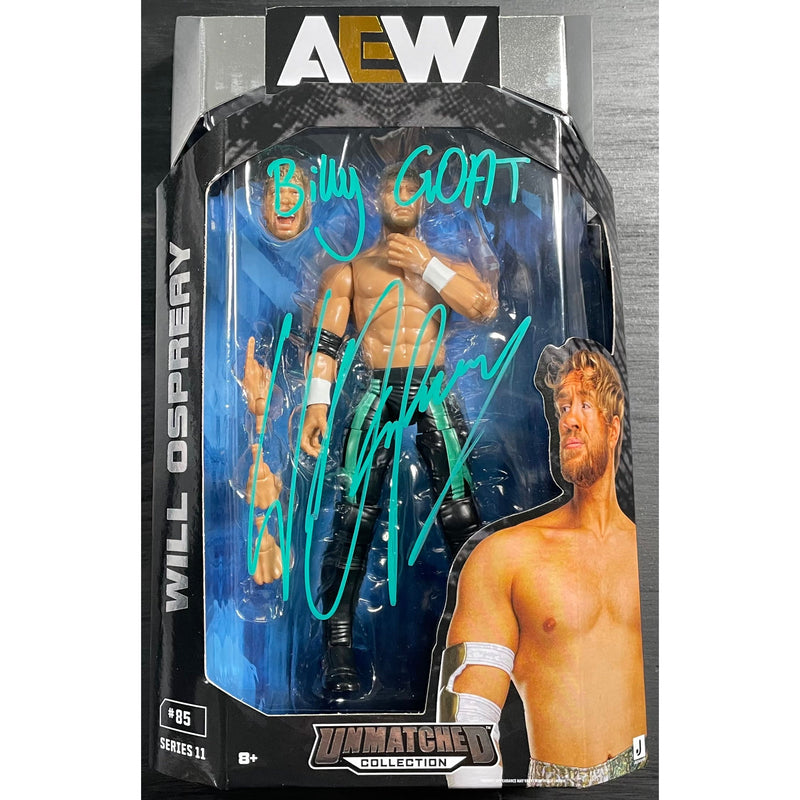 Will Ospreay AEW Unmatched Figure - JSA Autographed