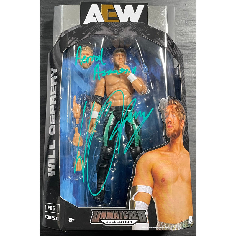 Will Ospreay AEW Unmatched Figure - JSA Autographed