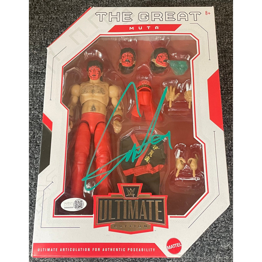The Great Muta WWE Ultimate Figure - JSA Autographed — Highspots.com