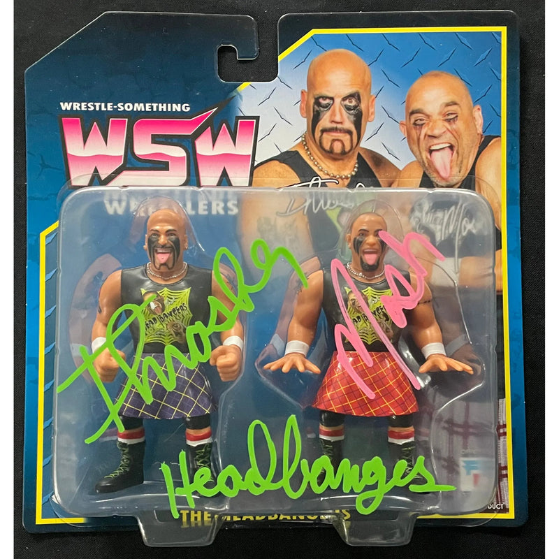 Headbangers WSW Figure - JSA Autograph