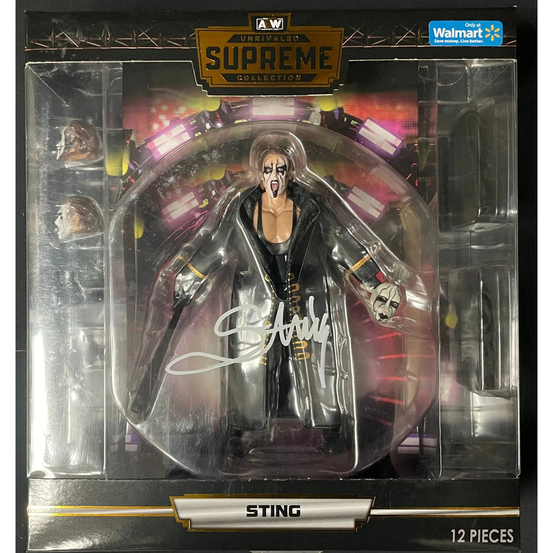 Sting AEW Supreme Figure - JSA AUTOGRAPHED