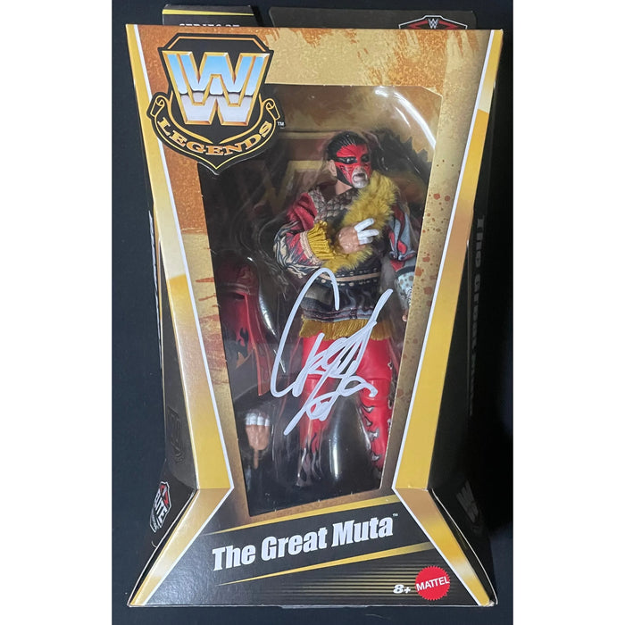 The Great Muta WWE Legends Series 27 Figure - JSA AUTOGRAPH