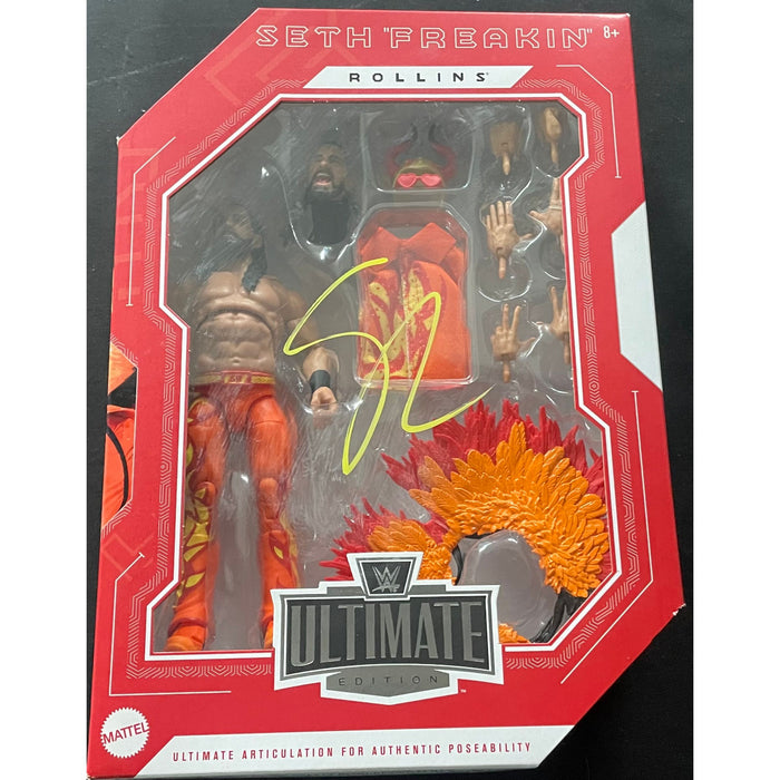 Seth Rollins WWE Ultimate Figure Fan Takeover - JSA Autographed
