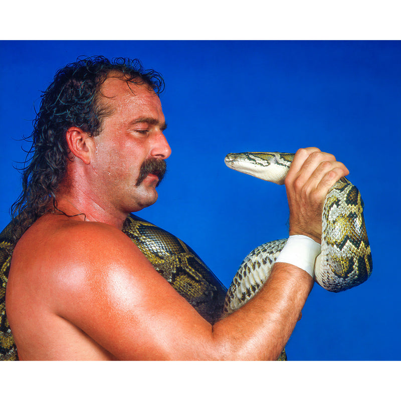 *PREORDER* - Jake "The Snake" Roberts JR6 8x10 or 11x14 Poster - Signed (JSA)