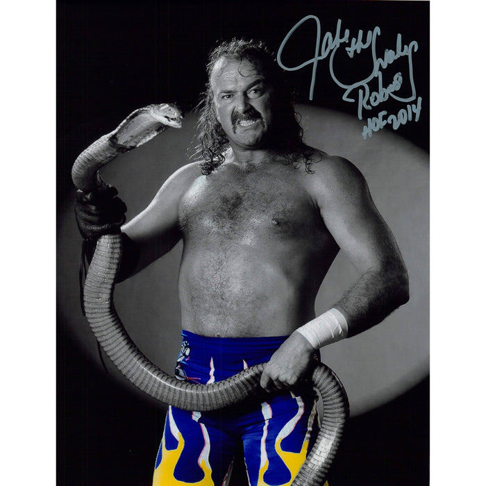 Jake "The Snake" Roberts METALLIC 11 x 14 Poster - AUTOGRAPHED