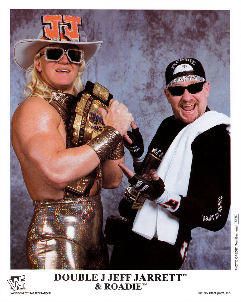 *PREORDER* - Jeff Jarrett JJ9 8x10 Reproduction Promo (JSA) - Signed