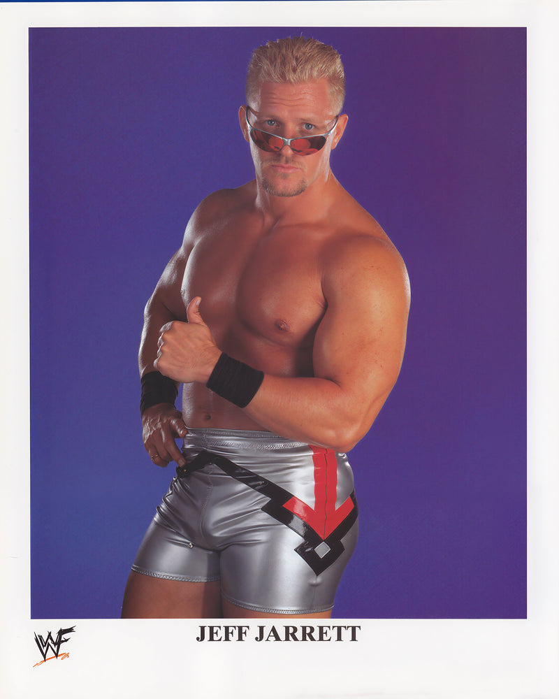 *PREORDER* - Jeff Jarrett JJ8 8x10 Reproduction Promo (JSA) - Signed