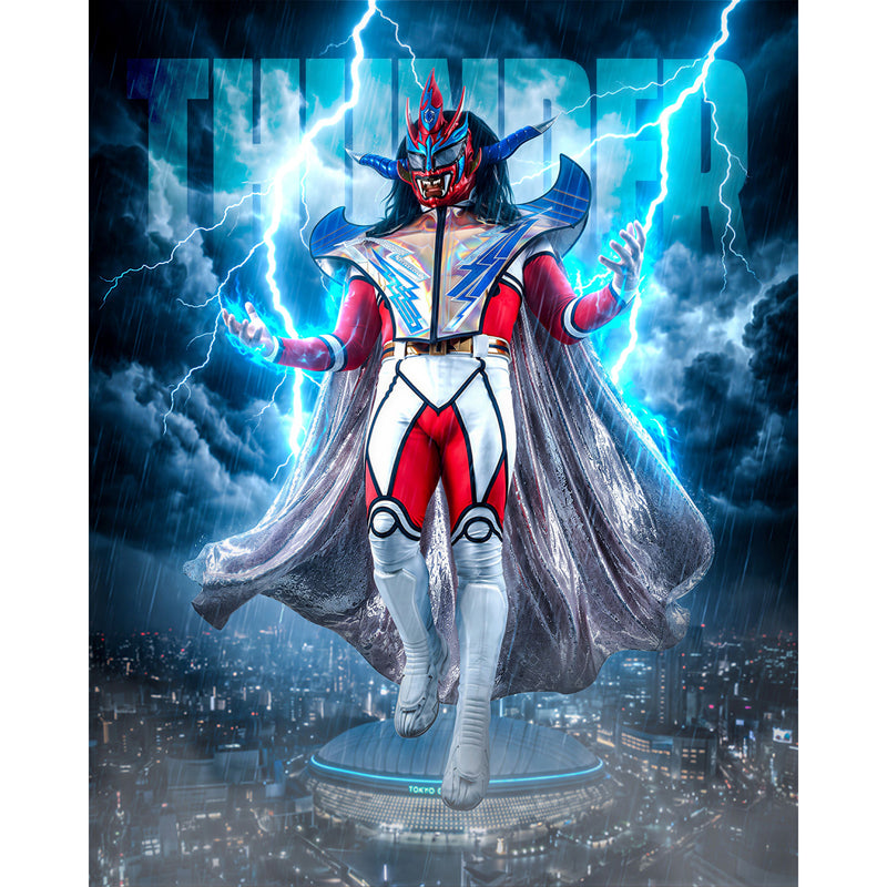 *PREORDER* - Jushin Liger Metallic 2 8x10 or 11x14 Poster (JSA)