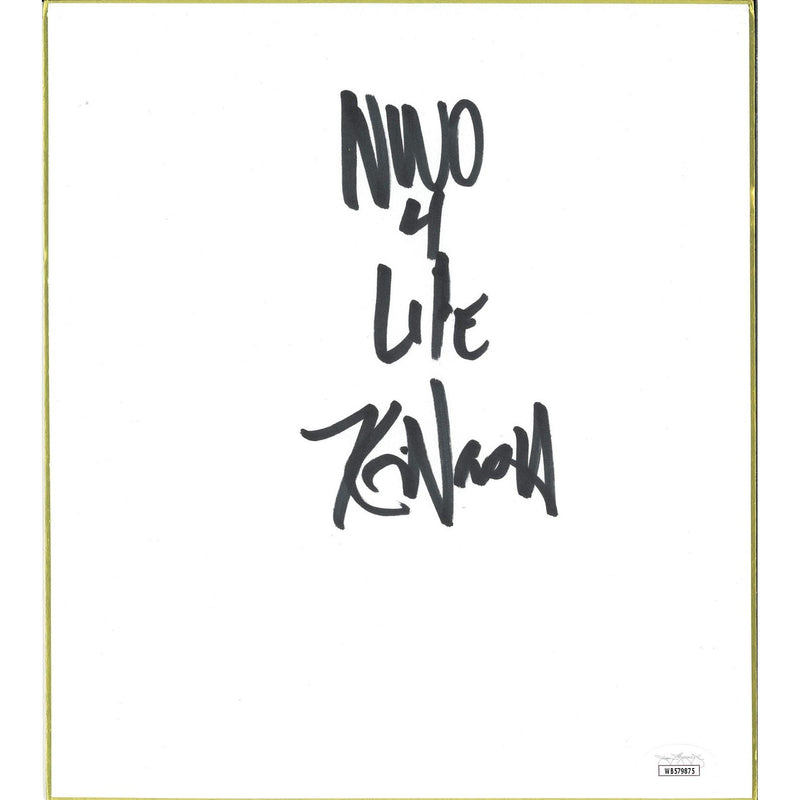 Kevin Nash Shikishi Board - JSA Autographed