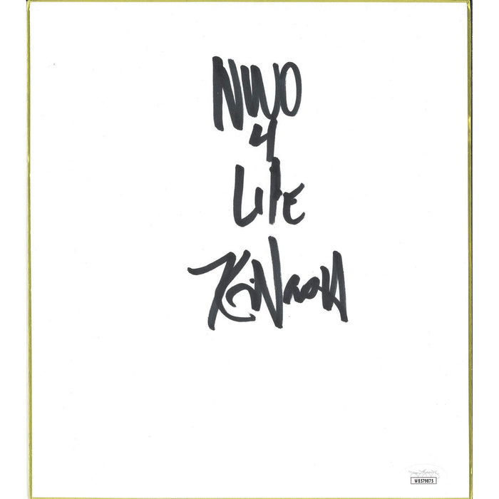 Kevin Nash Shikishi Board - JSA Autographed