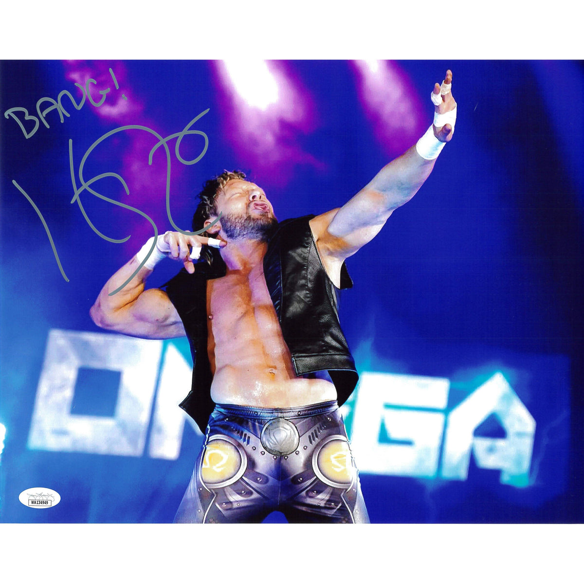 Kenny Omega Bang! 11 x 14 Poster - JSA AUTOGRAPHED — Highspots.com