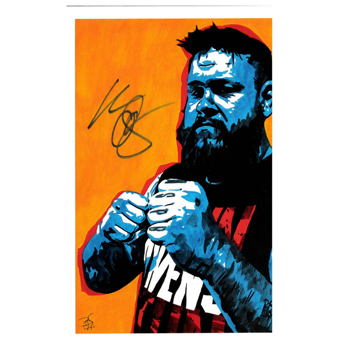 Kevin Owens Fight Schamberger 11 x 14 Poster - JSA AUTOGRAPHED