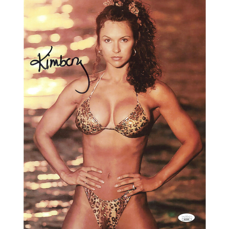 Kimberly Page Leopard 11  x  14 Poster - JSA AUTOGRAPHED