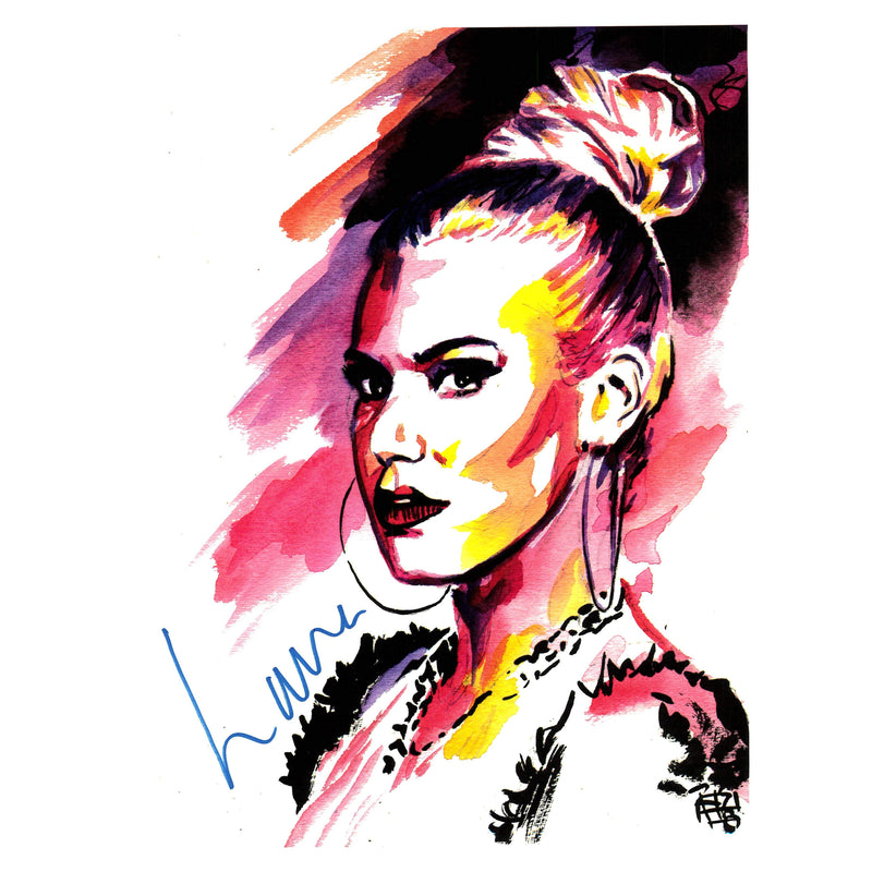 Lana Watercolor 11 x 14 Poster - AUTOGRAPHED