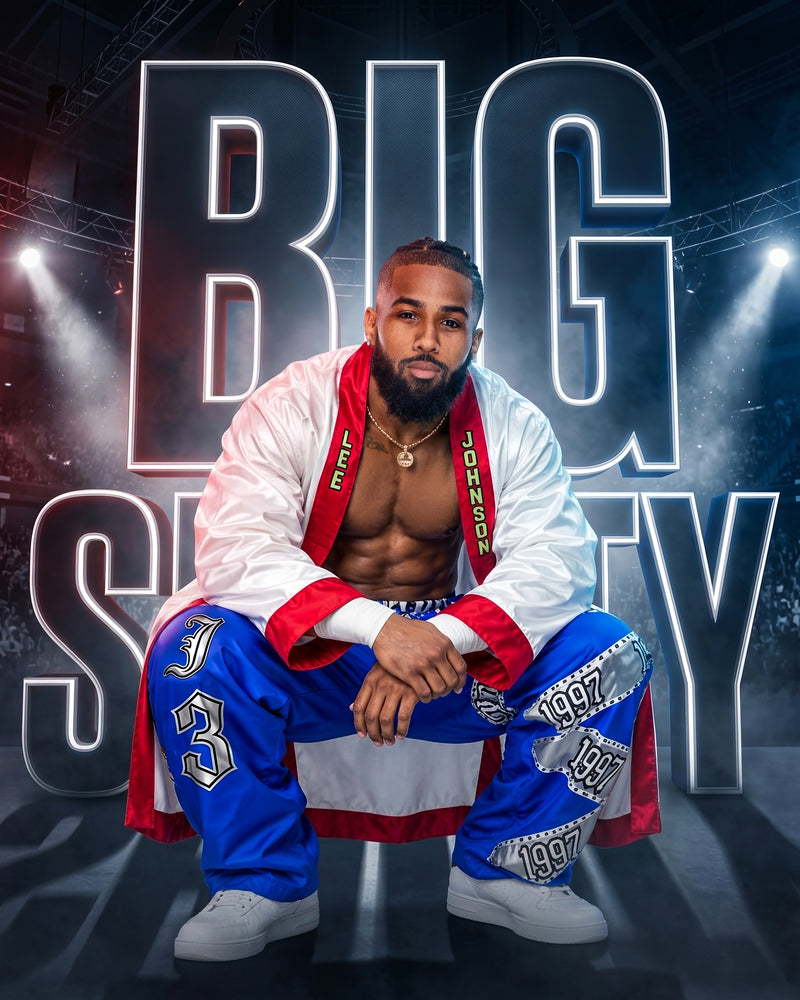 *PREORDER* - Lee Johnson LJ1 Metallic 8x10 or 11x14 Poster - Signed (JSA)
