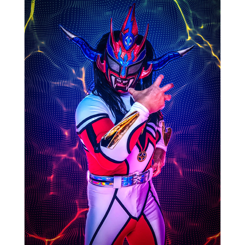 *PREORDER* - Jushin Liger Metallic 5 8x10 or 11x14 Poster (JSA)