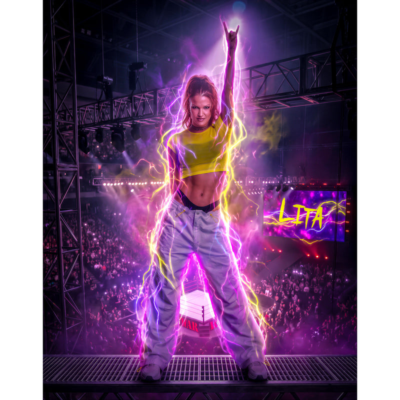 *PREORDER* - Lita L1 Metallic 8x10 or 11x14 Poster - Signed (JSA)