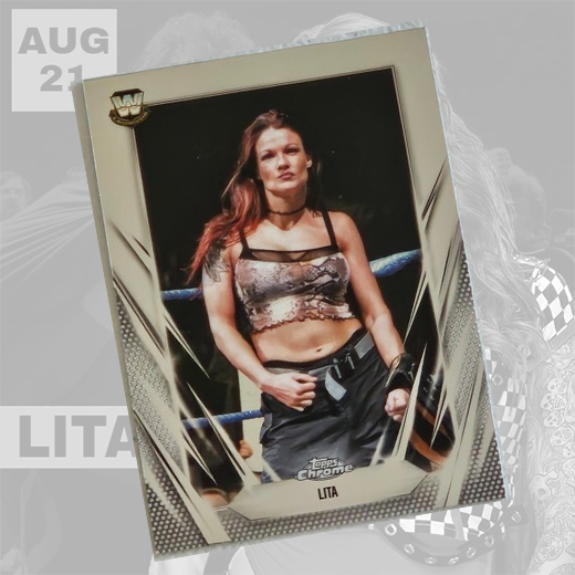 *PREORDER* - Lita Chrome Trading Card w/ Case