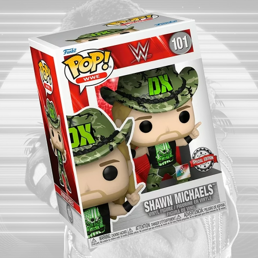 *PREORDER* Signed - Shawn Michaels #101 Funko Pop w/ Protector (Beckett)
