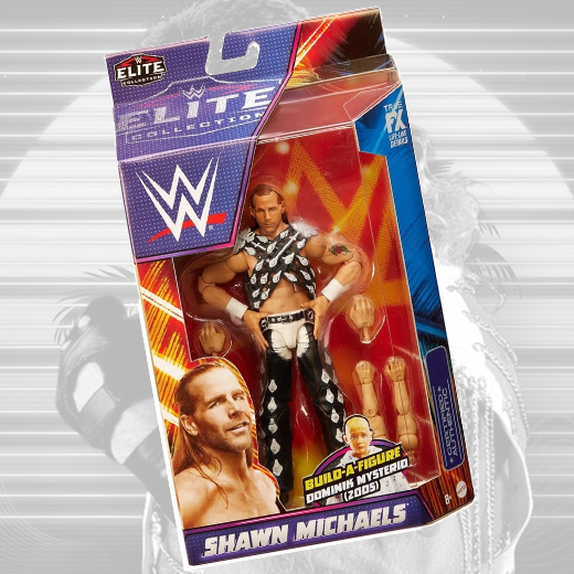 *PREORDER* Signed - Shawn Michaels Elite Collection Action Figure w/ Protector (Beckett)