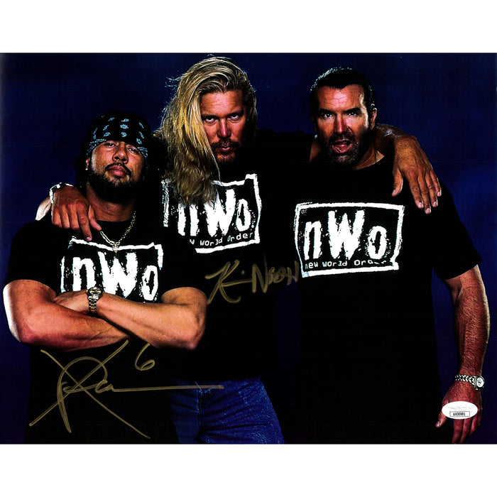 NWO Wolfpac DUAL SIGNED 11 x 14 Poster - (JSA)