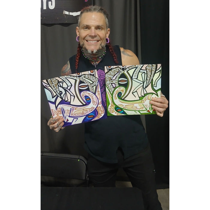 Jeff Hardy Original 12x12 Artwork 3 - Autographed