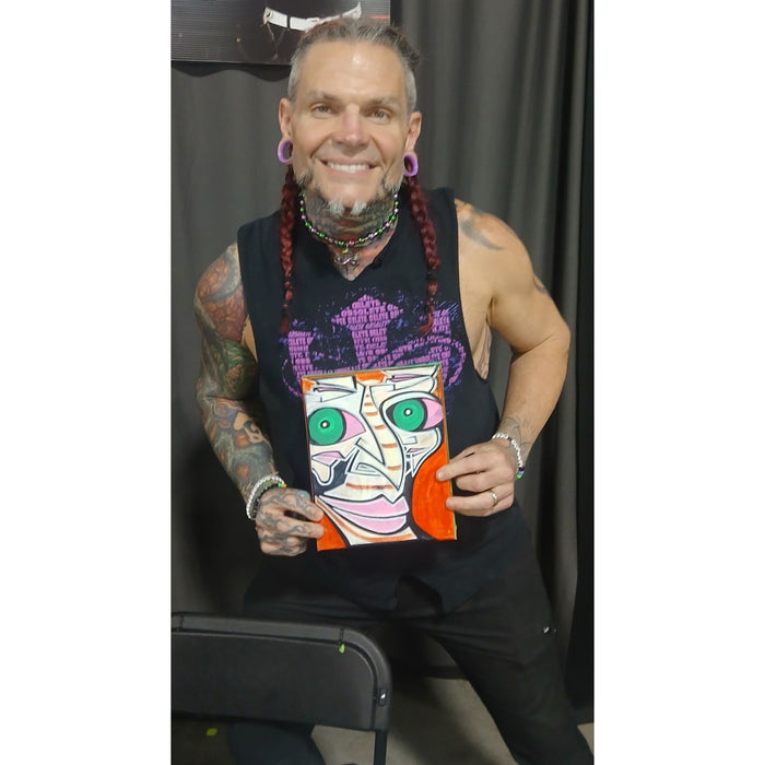 Jeff Hardy Original 8x10 Artwork 4 - Autographed