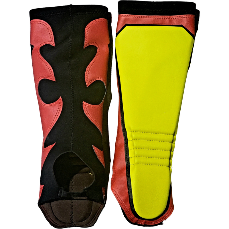 Flame Design on Deluxe Style Kick Pads
