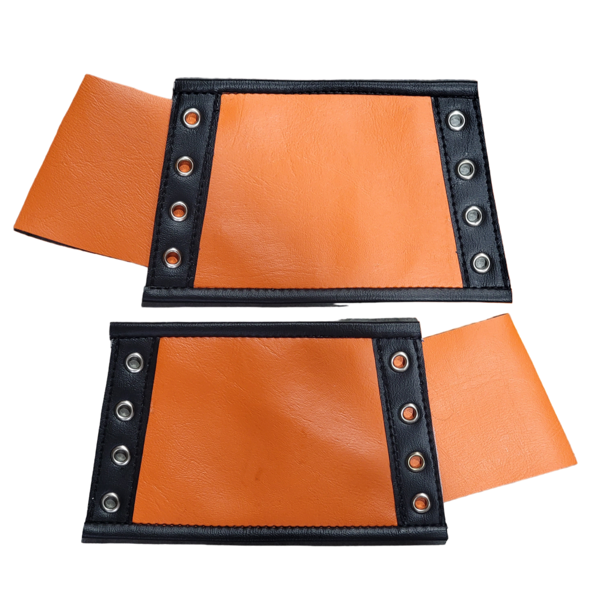 Gauntlet High Ropes Orange with Black Lace-Up Gauntlets — Highspots.com