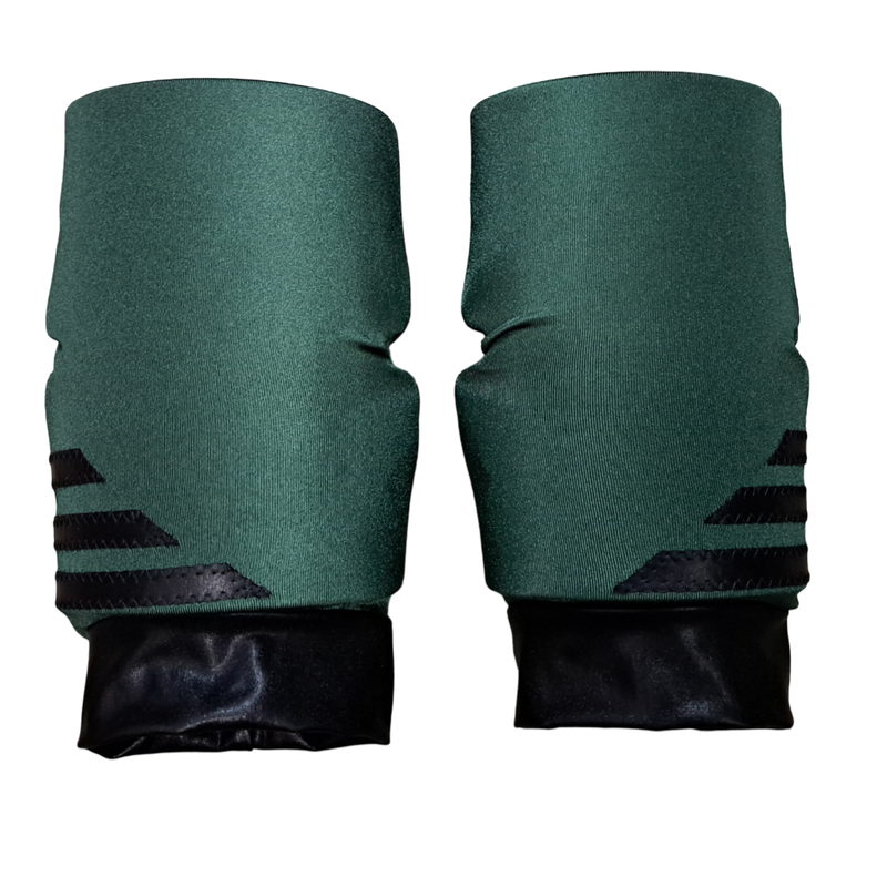 AMA Basic Dark Green w/ stripes Kneepads