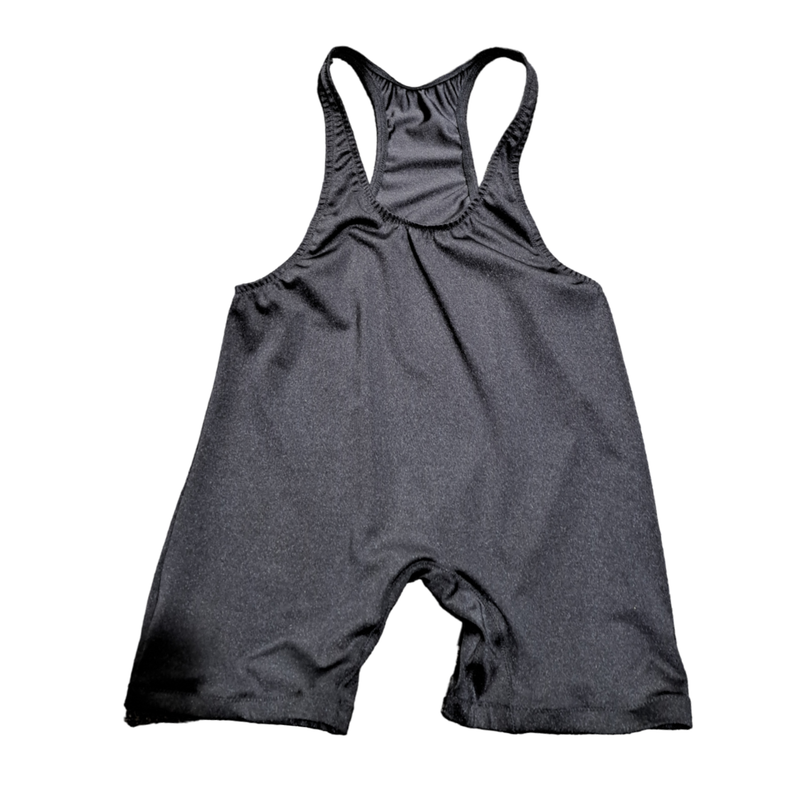 In Stock - Black Olympic Back Singlet w/Legs