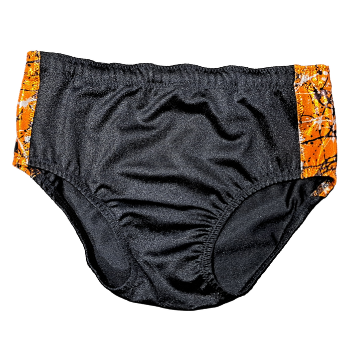 Black Trunks Orange Abstract Hip Bars