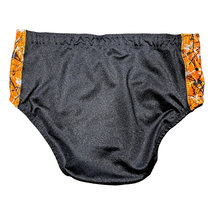 Black Trunks Orange Abstract Hip Bars