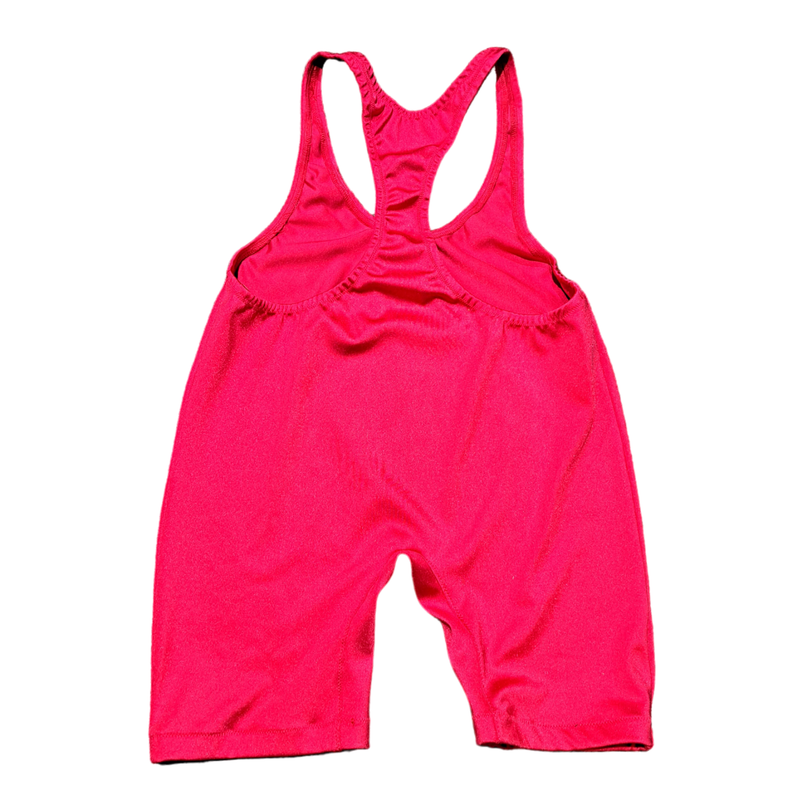 In Stock - Red Olympic Back Singlet w/Legs