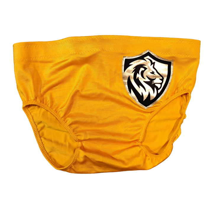 Yellow Spandex w Lion Crest