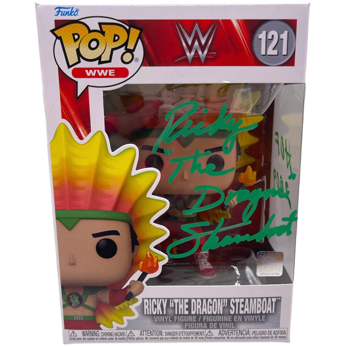 Ricky "The Dragon" Steamboat Funko #121 - Autographed