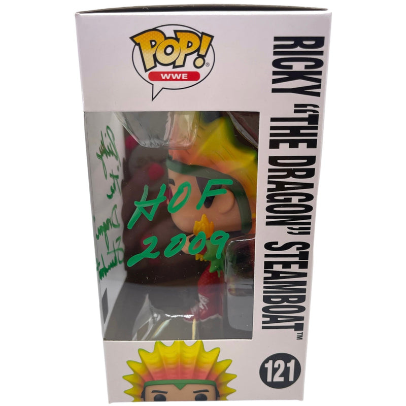Ricky "The Dragon" Steamboat Funko #121 - Autographed
