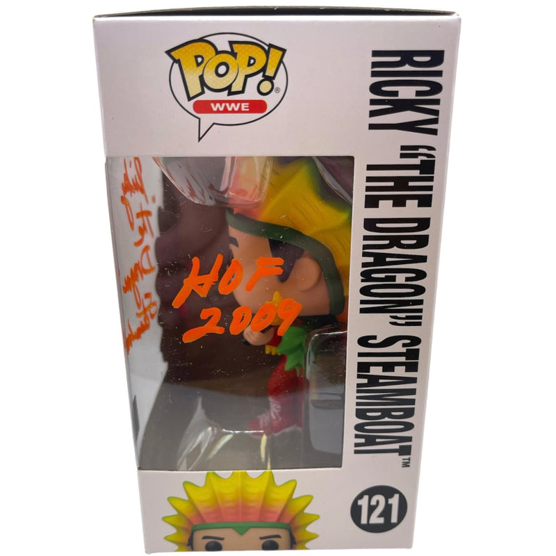 Ricky "The Dragon" Steamboat Funko #121 - Autographed
